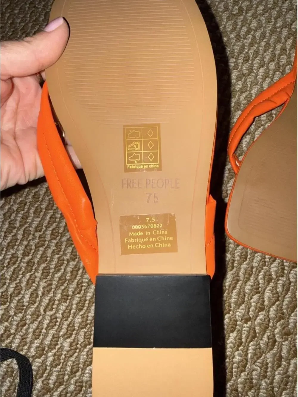 Free people vegan collection Tia thong sandal